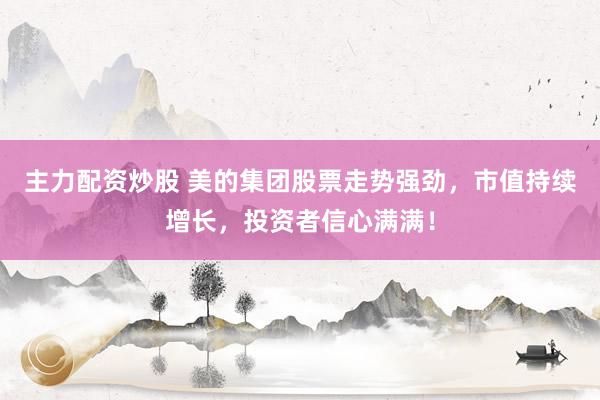 主力配资炒股 美的集团股票走势强劲，市值持续增长，投资者信心满满！