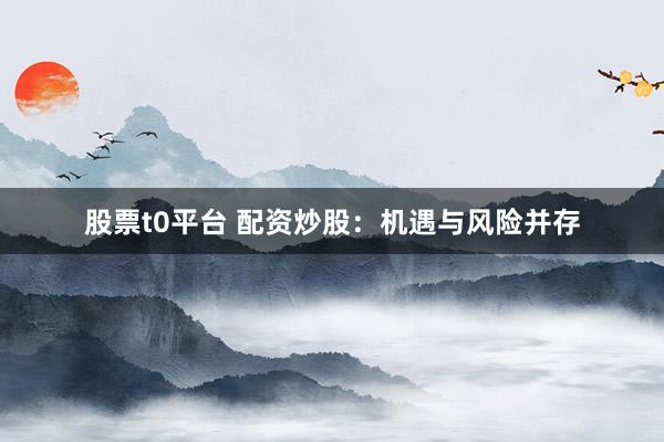 股票t0平台 配资炒股：机遇与风险并存